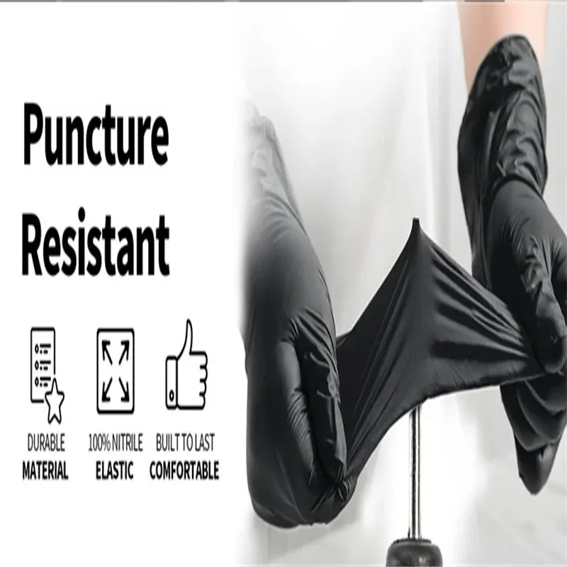 100PCS, Disposable Durable Cleaning Gloves, Suitable For Kitchen Cleaning, Tattooing, Hair Dyeing, Pet Beauty Salons, Etc