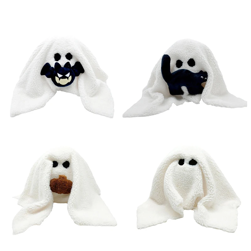 Gus Il Fantasma Con Cuscino Di Zucca Fantasmi Di Zucca Di Halloween Bambola Peluche Cuscino di Tiro Cuscino Accessori Per Auto Regali Kawaii