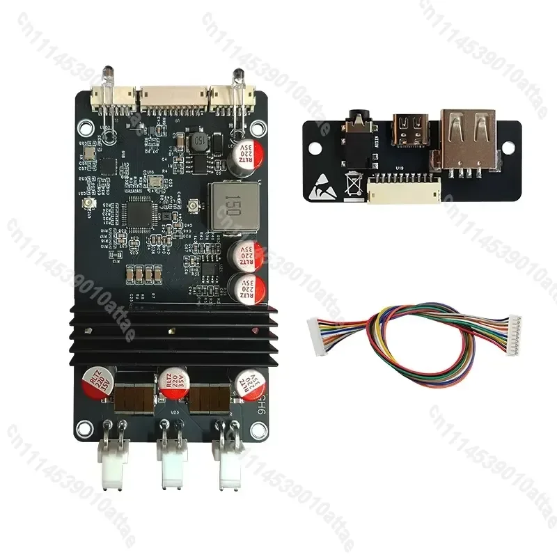 HIFI Bluetooth 5.4 Stereo Power Amplifier 80Wx2 AAC HD Decoding 96K 24bit Support Tuning Audio Receiver
