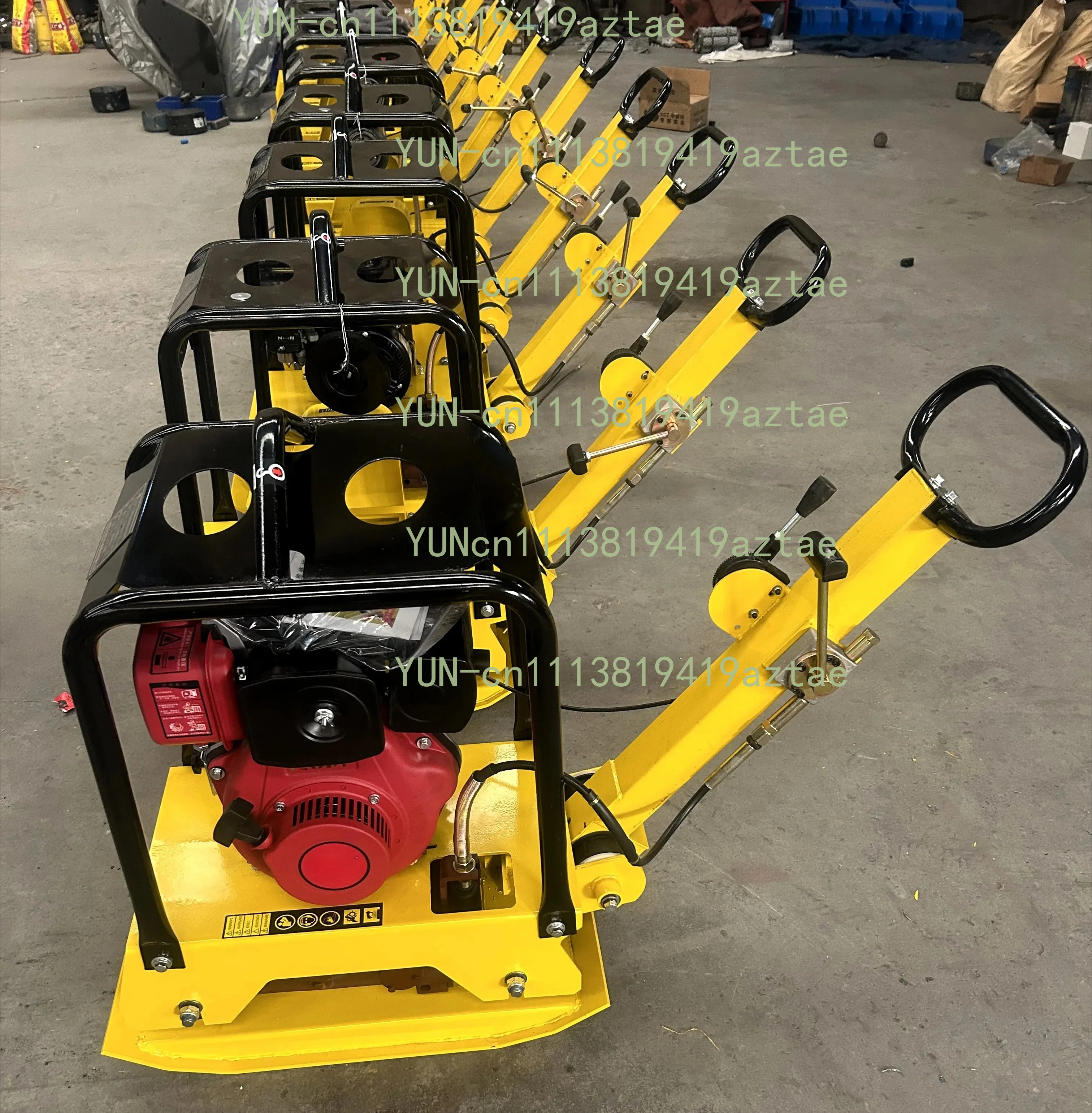 Single Way Reversible Diesel Vibratory Ground Plate Compactor, Earth Tamping Compactor for Asphalt Sand Cement Road Construction