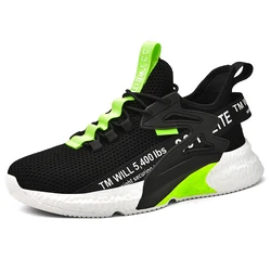 Męskie buty do biegania modne Unisex trampki siatka lekka oddychająca obuwie spacerowe buty do biegania Zapatillas Hombre