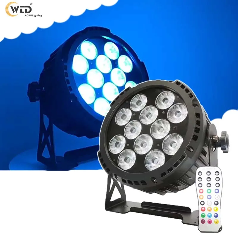 

AOPU Best Seller 12x15W LED Battery Par Lights Waterproof Stage Lights for Party Wedding Bar