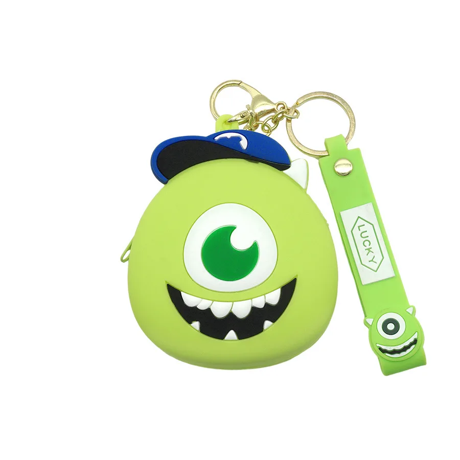 Disney Monsters-Porte-monnaie en caoutchouc souple, Mini Tom caution, porte-clés, pendentif de sac, coupe ley, portefeuille, clé de voiture, cadeau de JOOrnement, Inc