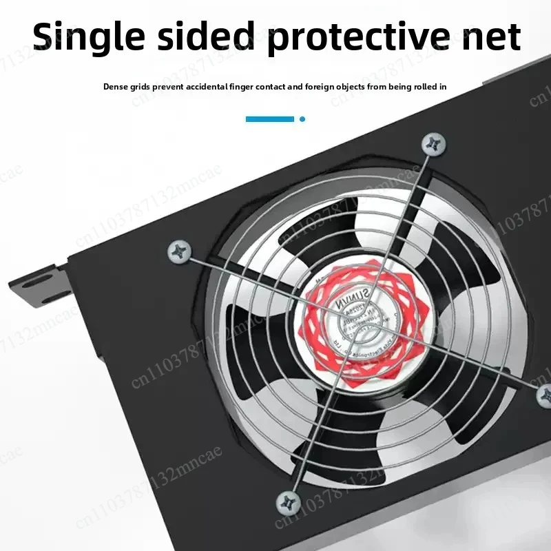 Rack Type Cooling Fan Unit Power Amplifier Switch Radiator Room Cabinet Ventilation Module Intelligent Temperature Control 1U