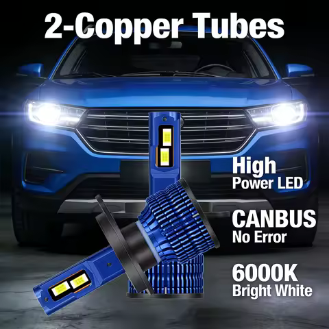 230W H7 H4 H11 LED Headlight High Power Canbus H1 H8 9005 HB3 9006 HB4 Turbo Head Lamp 6000K Car Fog Light 12V With Copper Tubes