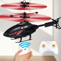 2 Channel Gesture Control Suspension Helicopter RC Remote Induction Aircraft With Charging LED Light Kids Toy for Boys