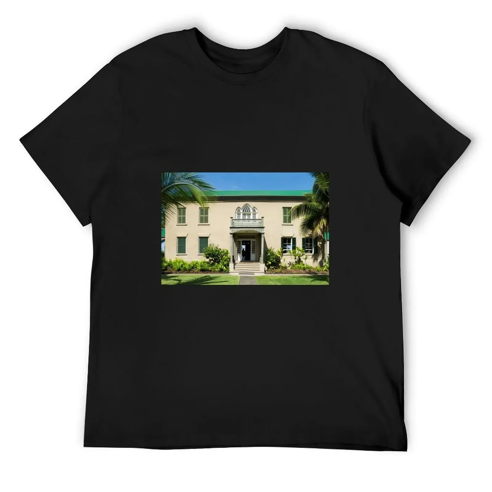 Hulihe`e Palace Historic T-Shirt boys animal print anime tshirt graphic tee shirt Men's t-shirt