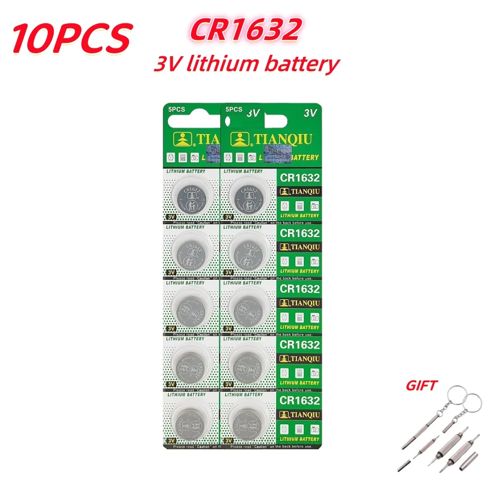 2-50PCS CR1632 3V Lithium Battery CR 1632 DL1632 BR1632 LM1632 ECR1632 3V Coin Cells Batteries For Watch Remote Key