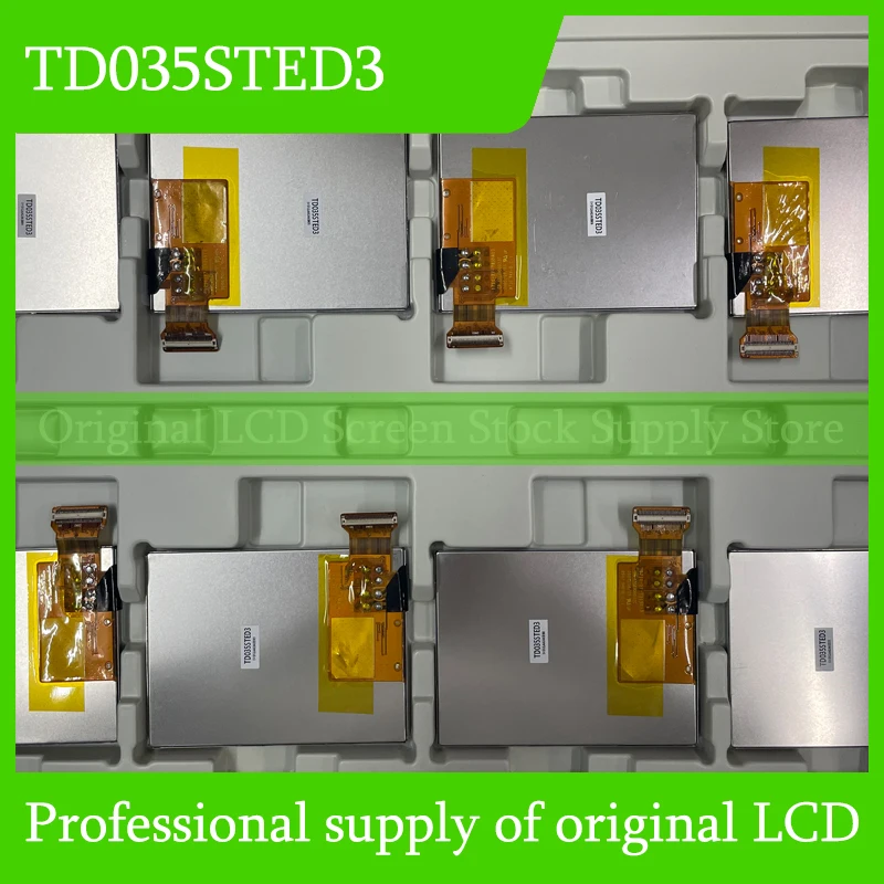 لوحة شاشة LCD أصلية لـ TOPPOLY ، TD035STED3 ، شحن جديد وسريع تمامًا ، تم اختباره ،