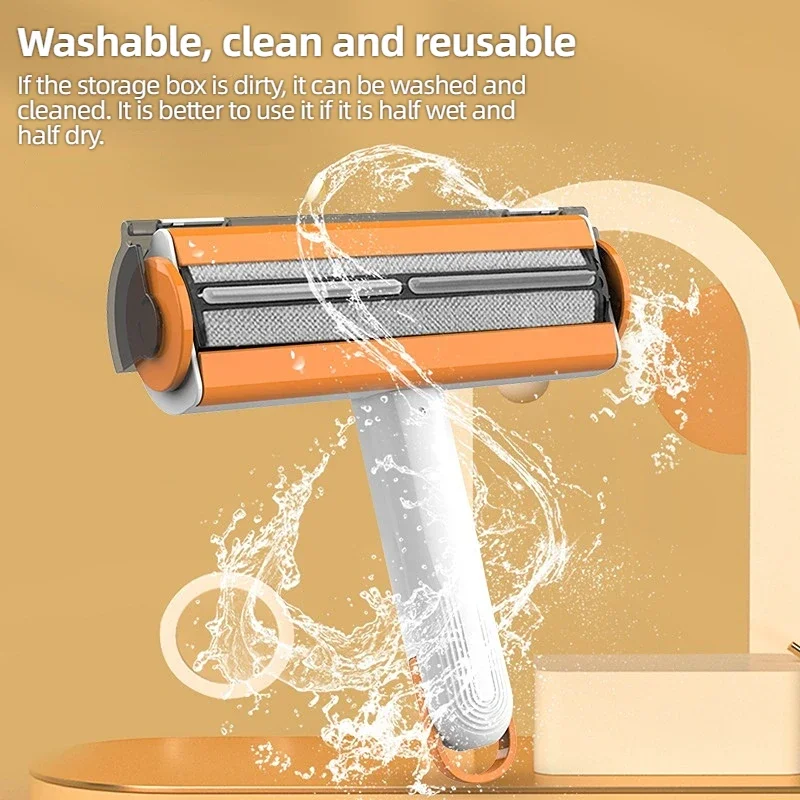 Portable Multifunctional Pet Hair Remover Roller Washable Dog And Cat Hair Removal Tool for Efficient Household And Clothes Clea