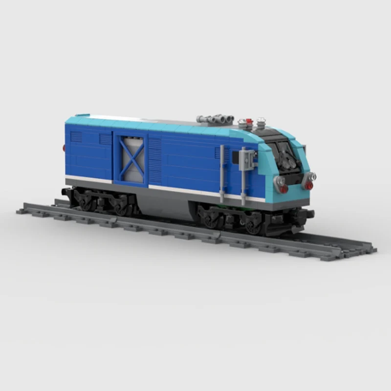 City Car Model MOC Building Bricks Beach Express Smart Locomotive Modular Technology Gifts Holiday Assemble Children Toys Suit