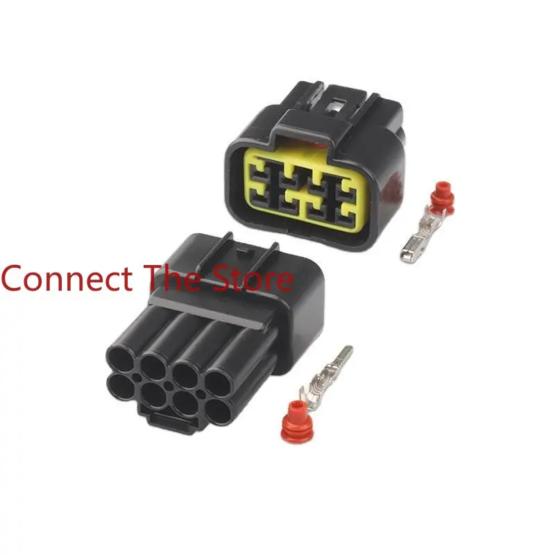 8PCS 8P8-hole Automobile Waterproof Connector DJ7081Y-2.3-11/21  Plug FW-C-8M/F-B