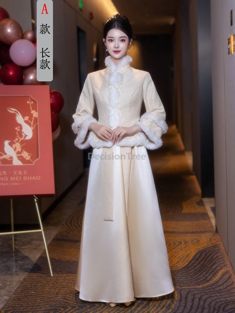 

2025 gentle style women's clothes thicken warm winter cotton garment vintage advanced sense fashionable chinese clothing set