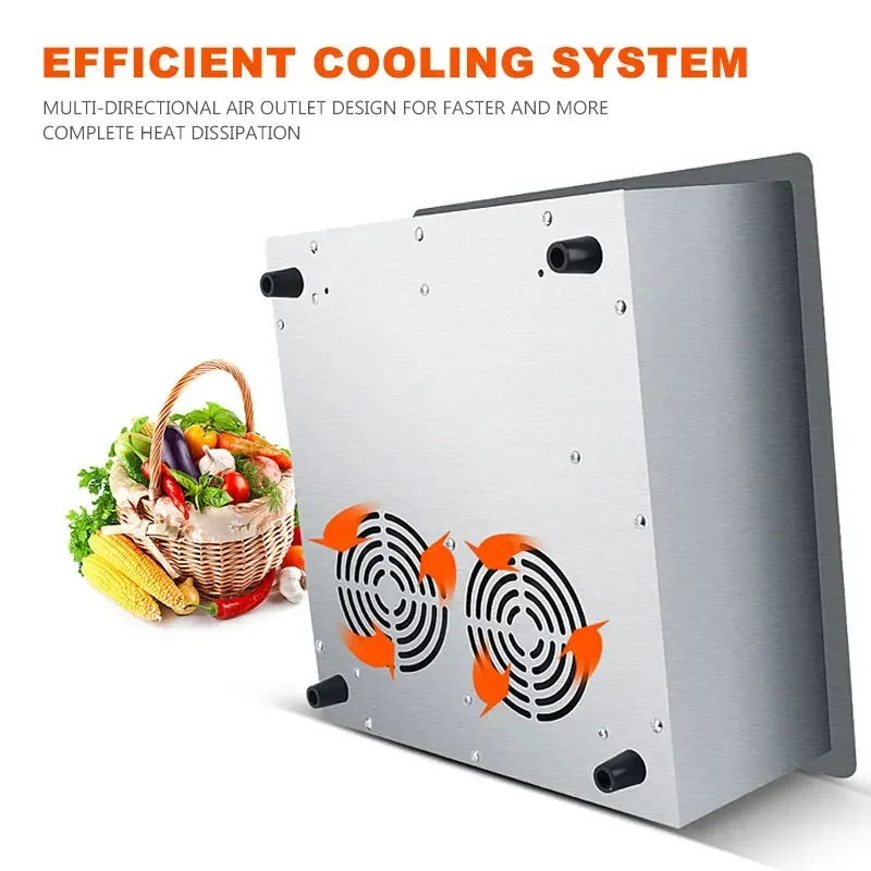 เว้าฝังหม้อหุงข้าวเดสก์ท็อปหม้อหุงข้าวสูงหม้อร้อนเตาไฟฟ้าเครื่องทําอาหาร/5KW