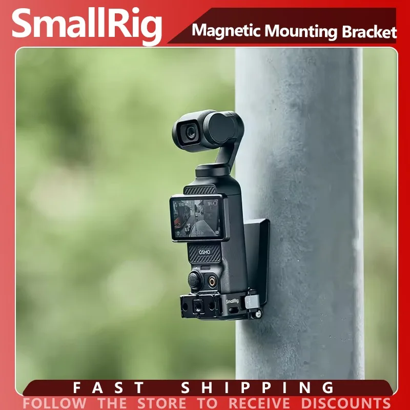 Adaptador de gaiola SmallRig Pocket 3 / suporte de montagem para DJI Osmo Pocket 3 se encaixa na caixa Qriginal compacta portátil 230 °   Inclinação Ajustável