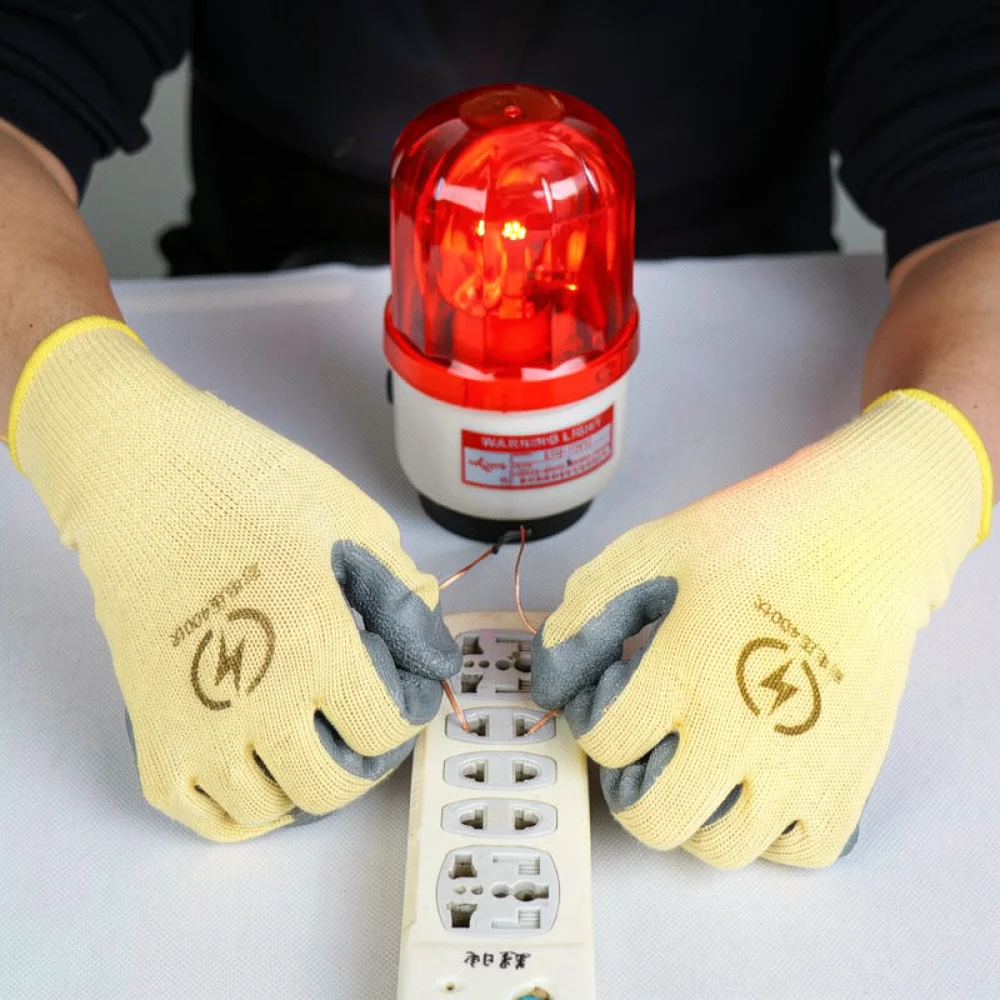 Electrical Safety Insulation Gloves For For Jinbuan Rubber 400V Protection Flexible Ultra Thin Work Hand Gear Maintenance