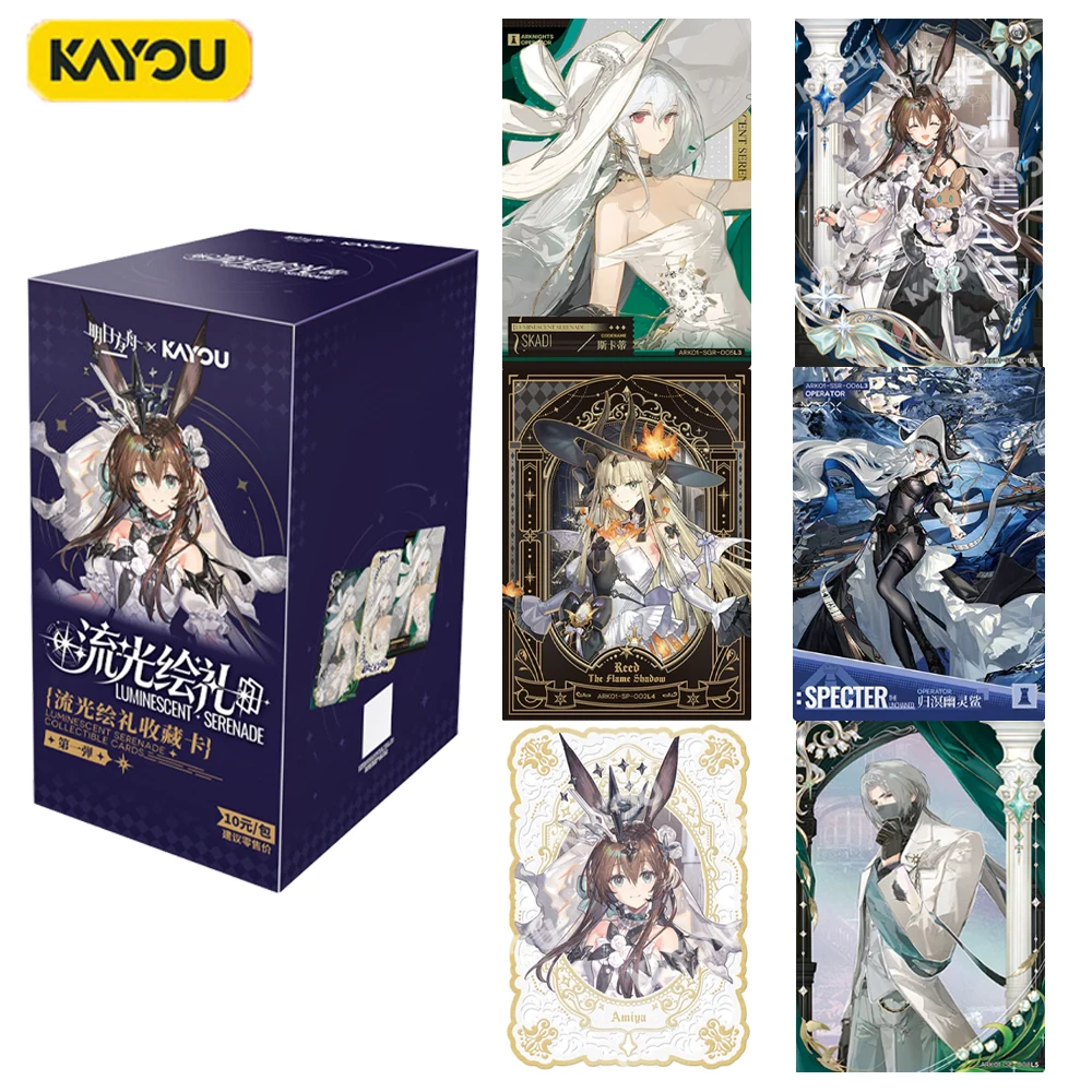 

Genuine KAYOU X Arknights Luminescent Serenade Vol1 Official Licensed Collectible Cards Gift Toys