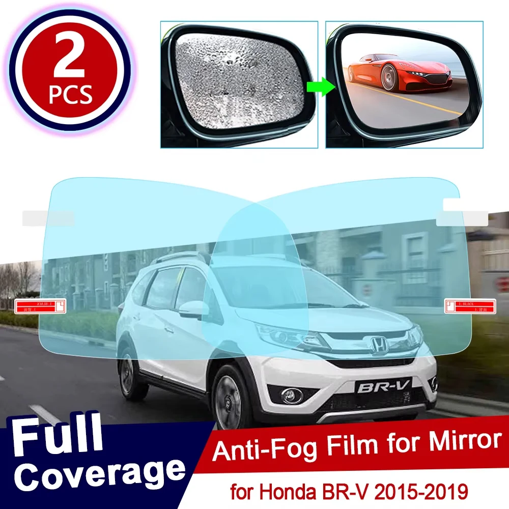 

Для Honda BR-V полное покрытие противотуманная пленка для зеркала заднего вида прозрачные пленки автомобильные аксессуары наклейки BRV BR V 2015 2016 2017 2018 2019