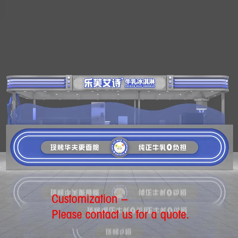 custom.Customized Double-sided Light Duty Metallic Commercial Display Cabinet Bakery Prod