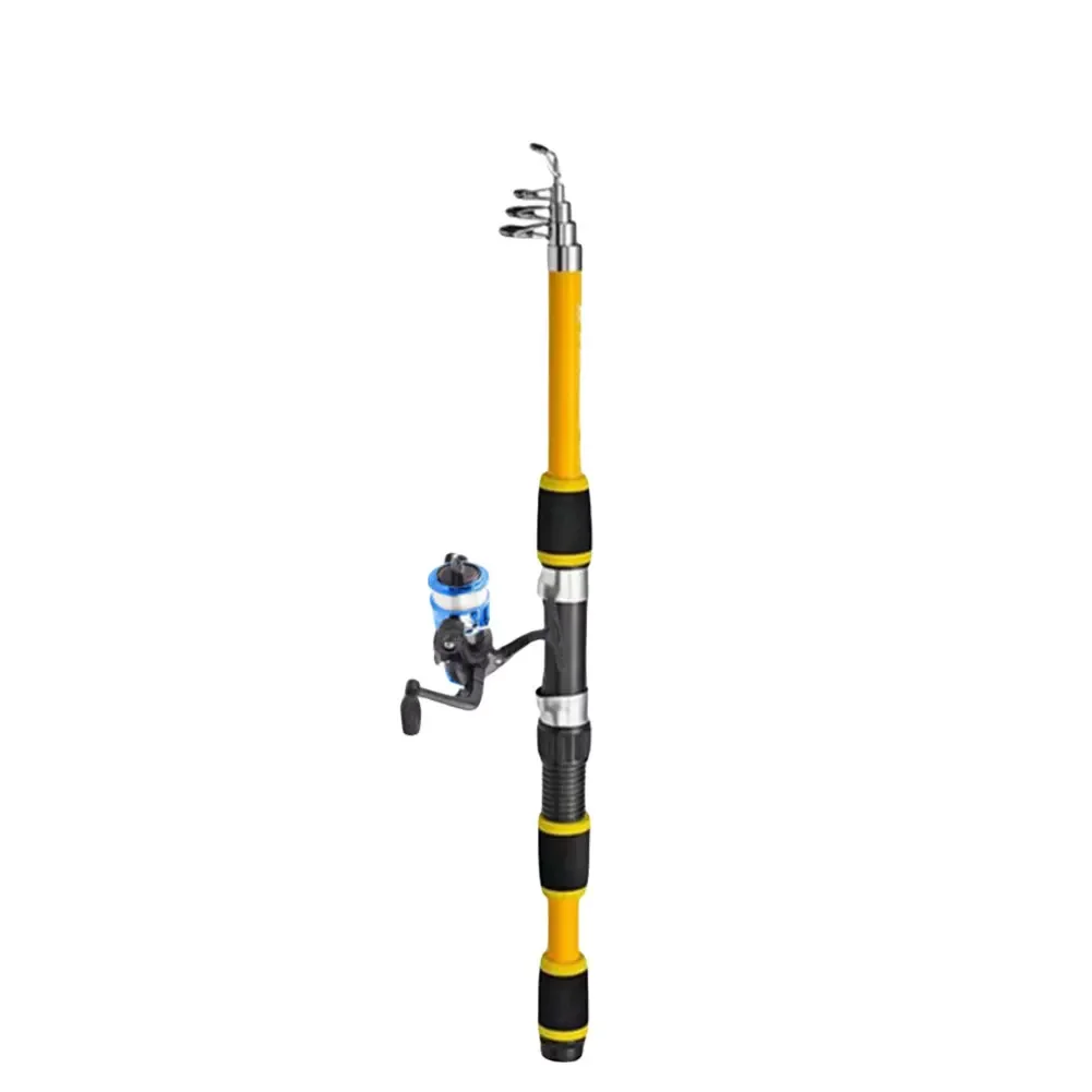 Portable Fishing Gear Telescopic Fishing Rod For Anglers For Fishing Activities Camouflage Design Convenient Package