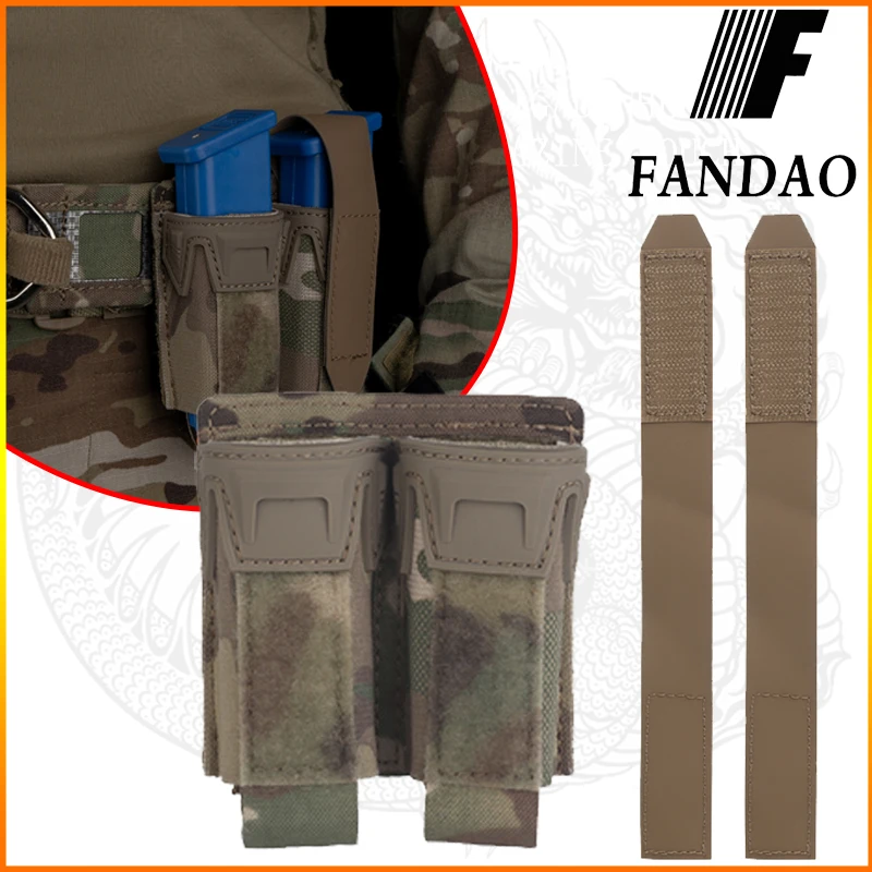 FANDAO Tactical magazine pouch double-connected magazine bag for pistol 15 M4 AK 47 7.62 5.56 9mm hunting AirSoft Accessories