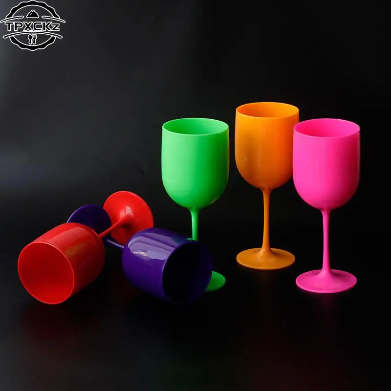 Reusable Champagne Flutes Glasses PP Plastic Wine Glasses Dishwasher-safe Champagne Glass Wine Party Supplies