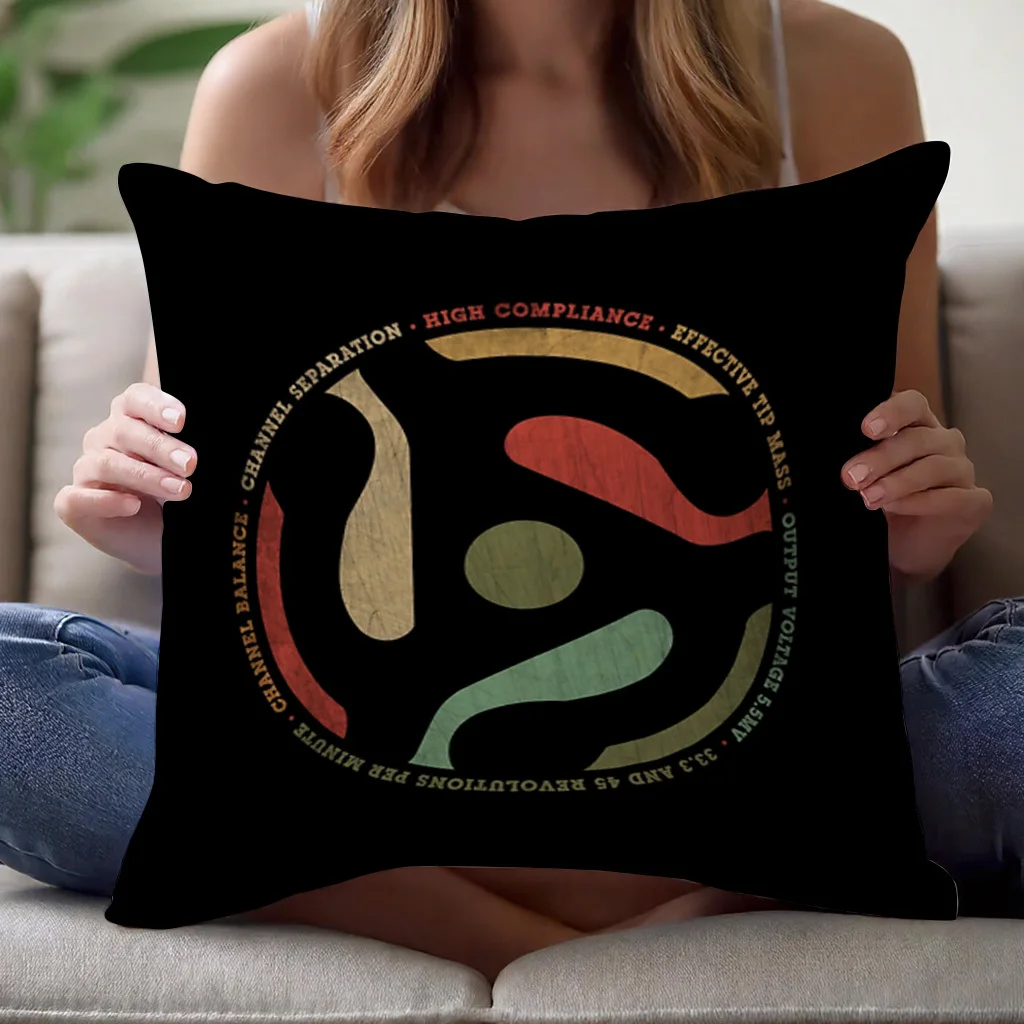 Vintage Electronics Diagram Throw Pillow Case Science Math Geek Gift for Engineers Students Retro Tech Decor