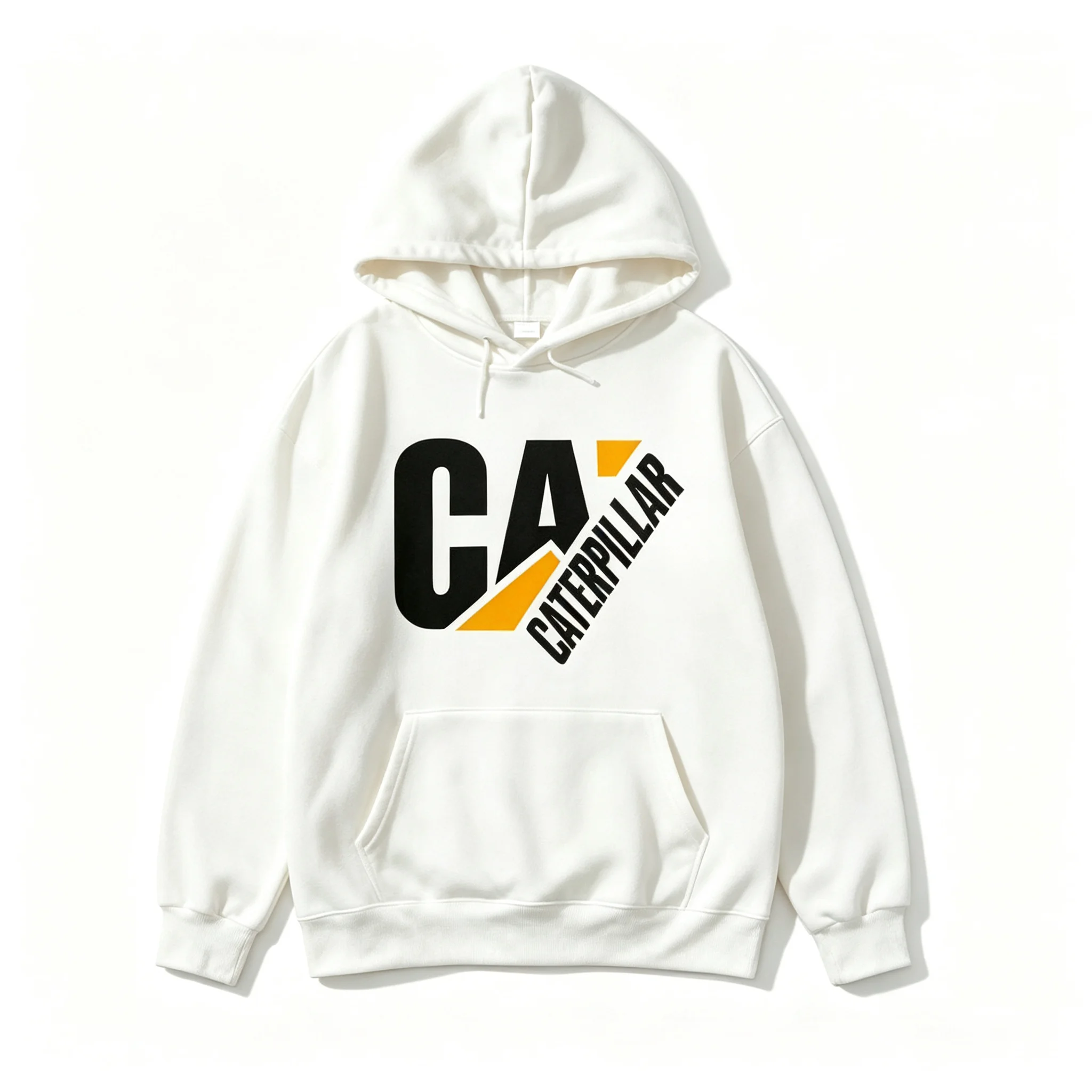 2026 New Unisex Oversized Engineer Hoodie Autumn Winter Streetwear Workwear Letter Front Print Hooded Sweatshirt