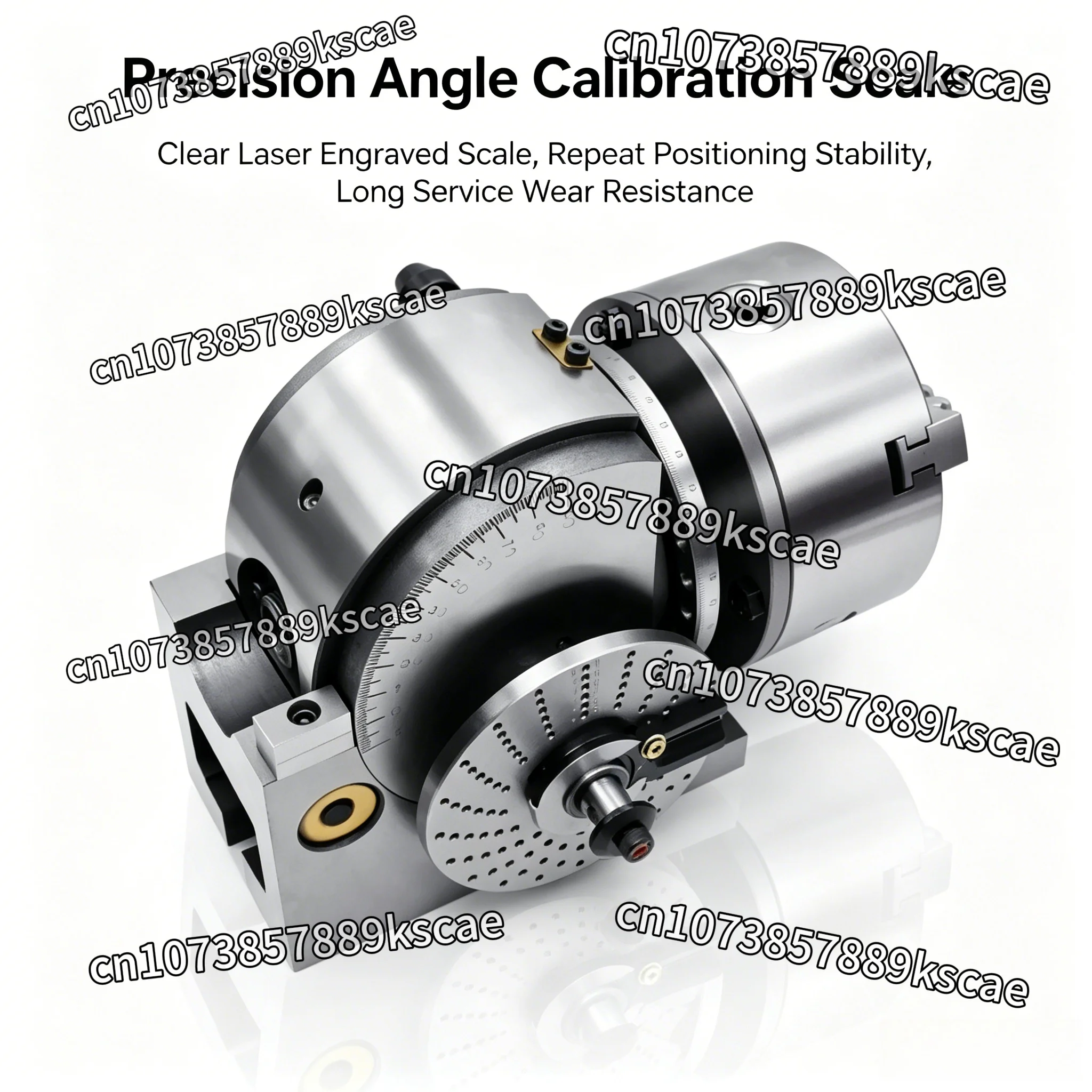 High Precision Semi Universal Indexing Head 125mm 3 Jaw Chuck Universal Milling Processing Tool