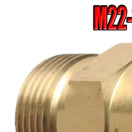 Brass Gasket Adapter Foam Coupler 1/4 Inch Female To For M22 Male For High Pressure Car Wash Cleaning Tools Connector