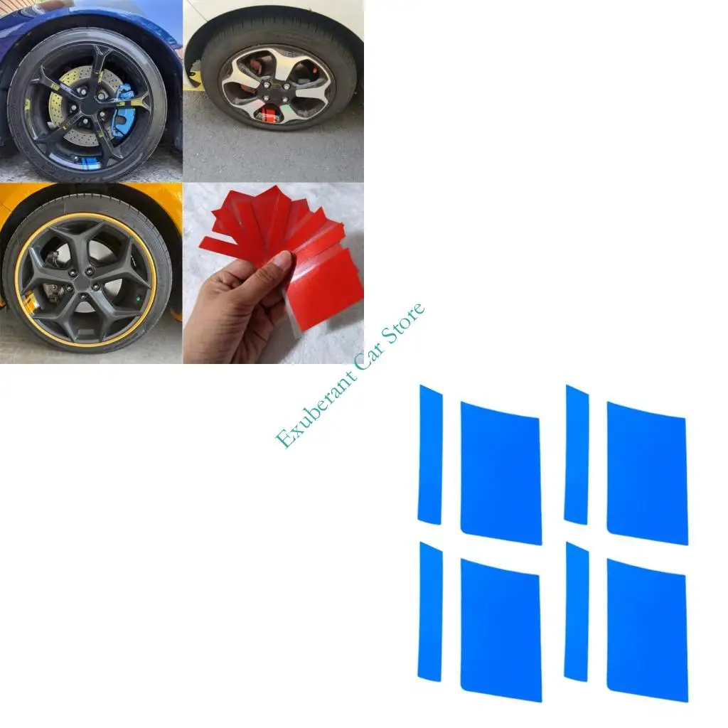 H3CE Creative Wheel Modification Labels Personalizes Design for Universal Application