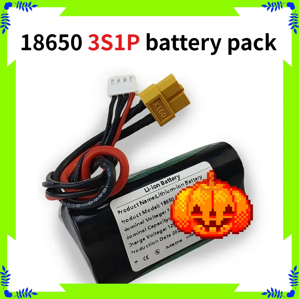 

3S1P 12V 3.5Ah 12.6V High Capacity UAV Rechargeable Li-ion Battery for Various RC Airplane Drone Quadrotor XH2.54-4P XT60