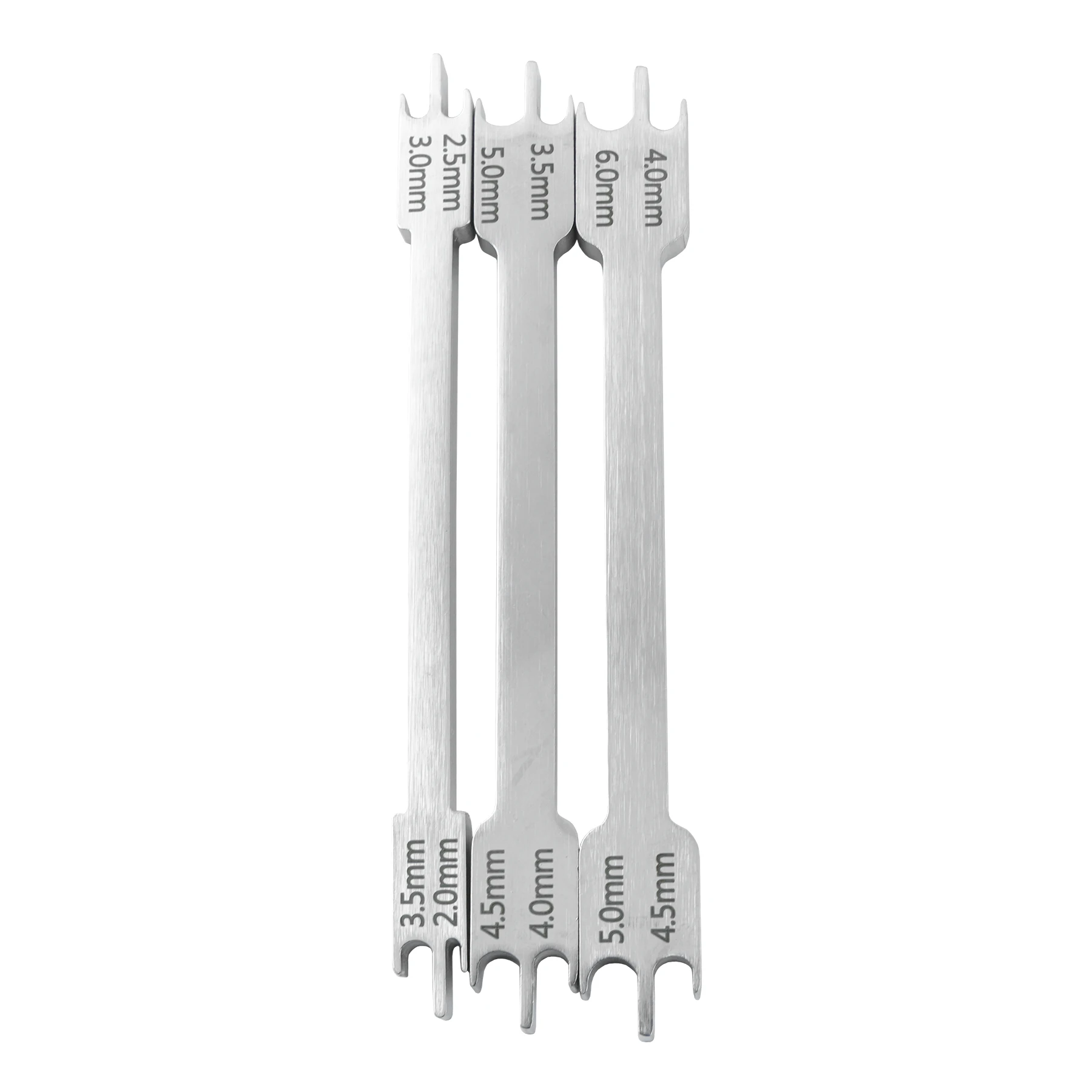1PC Orthodontic Bracket Positioner Gauge Stainless Steel Locator Positioner Small Medium Large Brackets Ortho Ruler