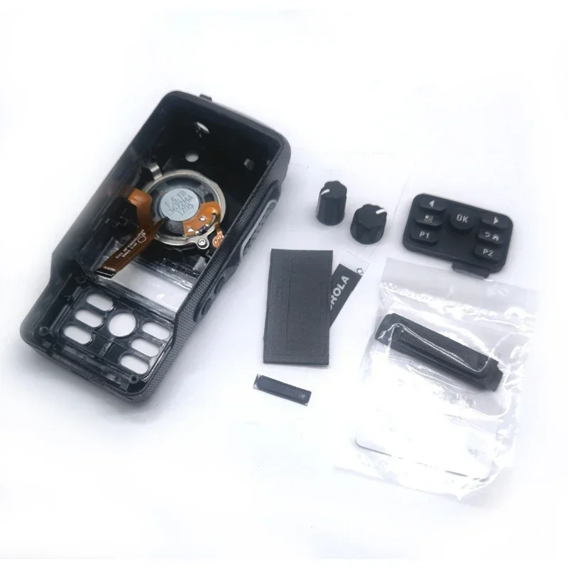 Set Front Panel Cover Case Housing with Horn Flex Cable Volume Channel Knobs for Motorola XPR3500e Two Way Radio Free Shipping