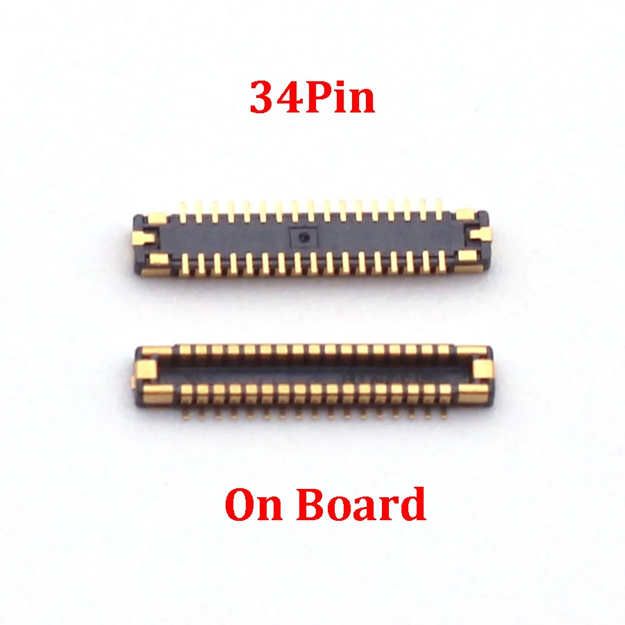 2-5pcs LCD Display Screen FPC Connector For Samsung Galaxy J4+ 2018 J415 J410 J4plus J4 J6 Plus J610 J610F On Board Flex 34pin