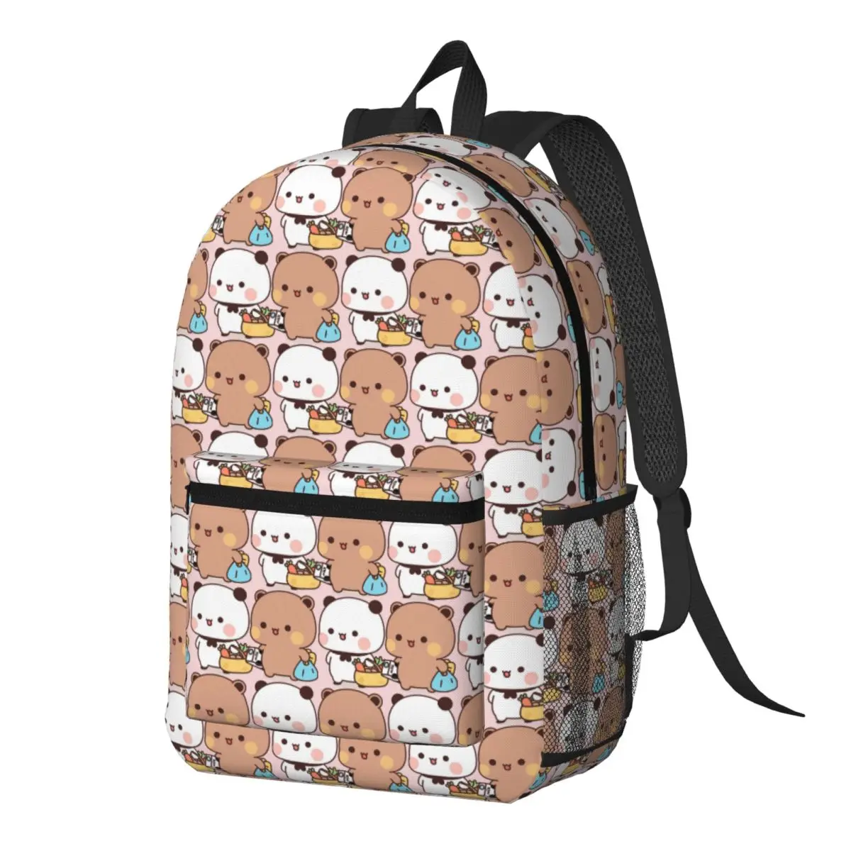 

Cute Bubu And Dudu Go To Grocery Together Backpack Daypack Large Capacity BookBag School Bag Shoulder Bags for Men Women