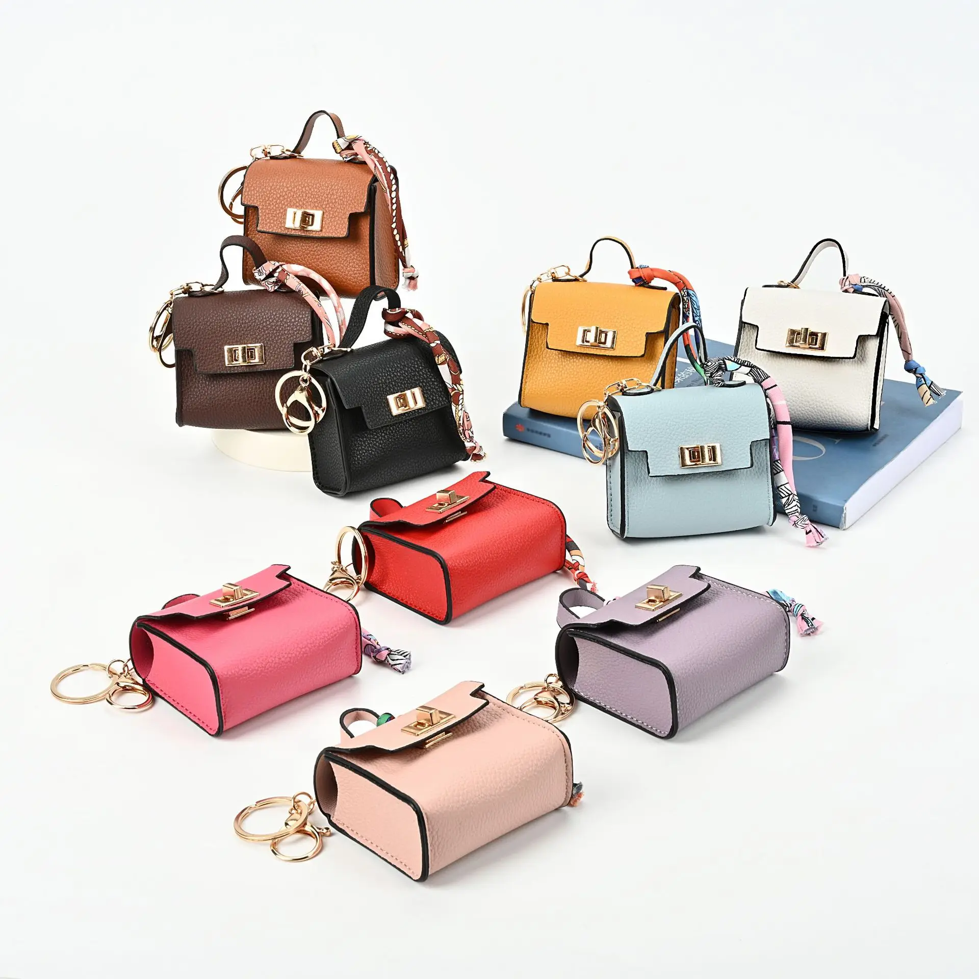 New style Mini House Small Bag Handheld Portable Hand Rope Bluetooth Earphone Bag Zero Wallet Multi functional Small Bag