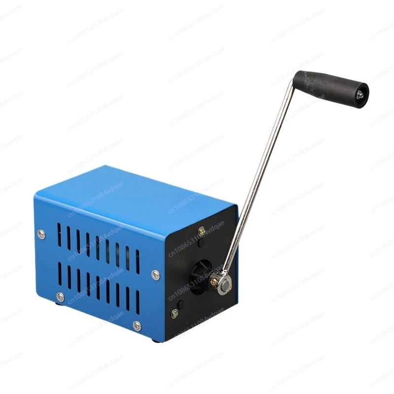 Portable hand generator USB emergency charger12V