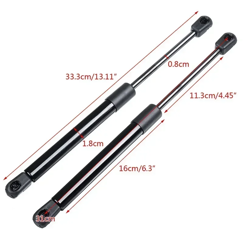 For Ford Mustang 2015-2021 (with Spoiler) Rear Tailgate Boot Gas Struts Trunk Support Lift Rod PM3865 Car Tuning Accessories