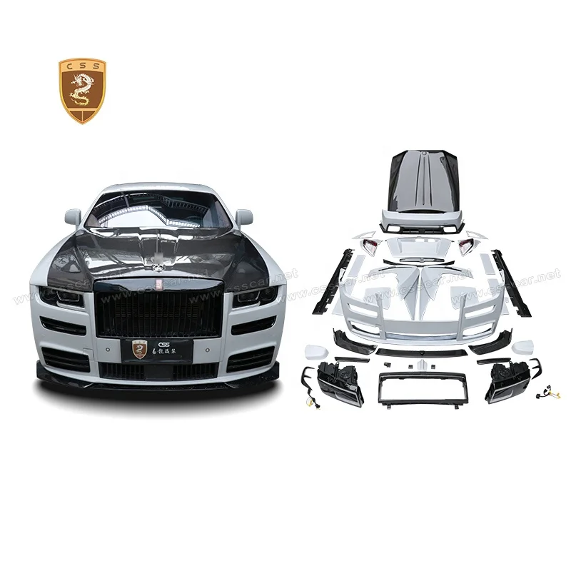 

Update MSY Body Kit for Rolls Royce Ghost Old to New 4th Generation Front Rear Bumper Headlight Taillight Side Fender Bodykit