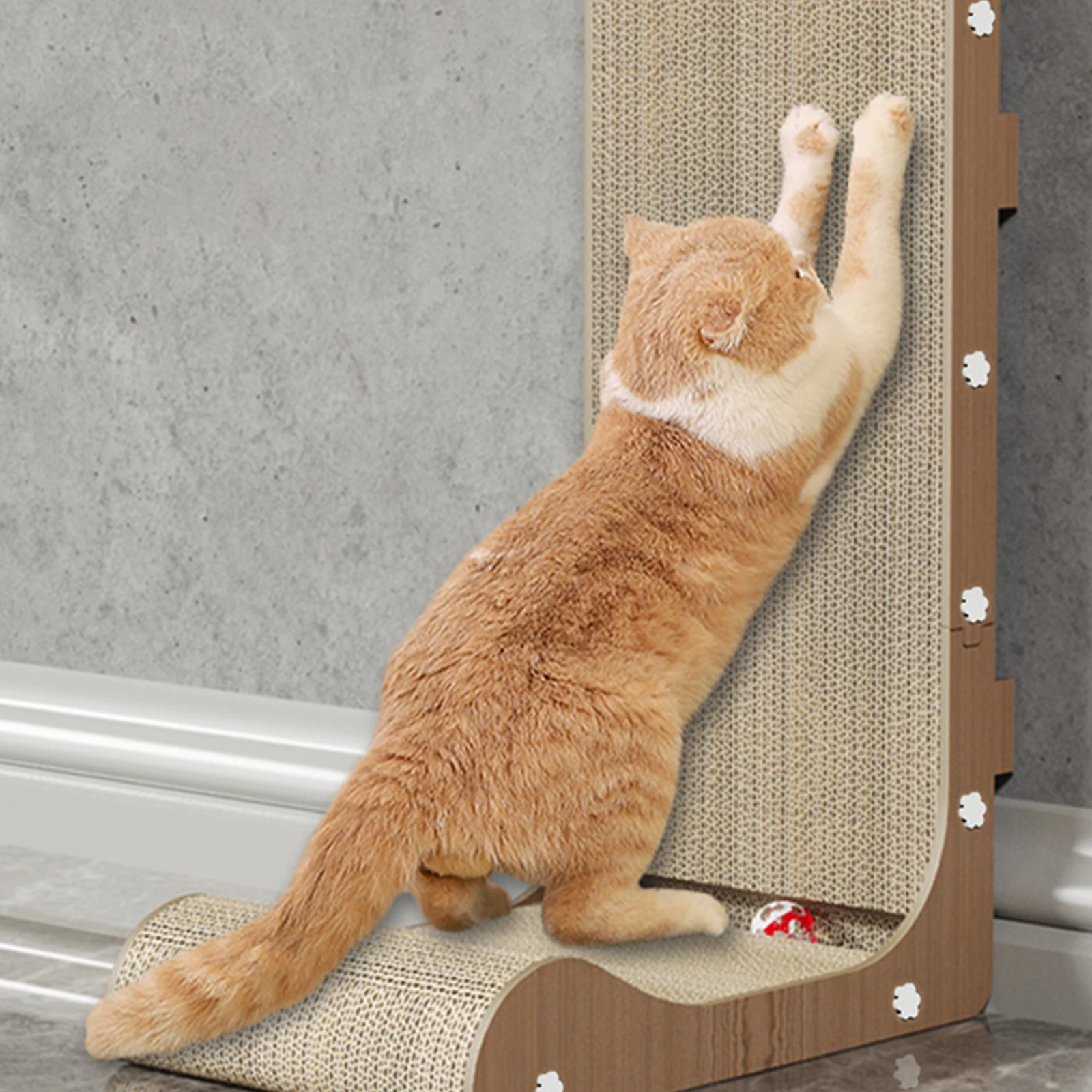 Cat Scratcher L Shaped Cat Scratching Board Pet Cat Toys Sofa Protector Pad Vertical Cat Scratch Pad for Cats Kitten Supplies