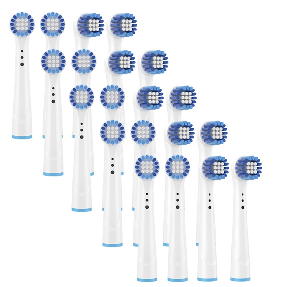 

20/16/12/8/4PCS Brush Head nozzles for Braun Oral B Replacement Toothbrush Sensitive Clean Gum Care