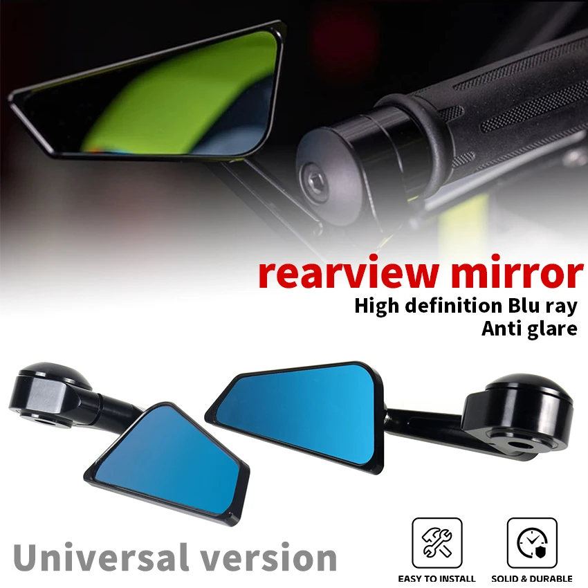 Motorcycle Handle Bar End Mirror 7/8\