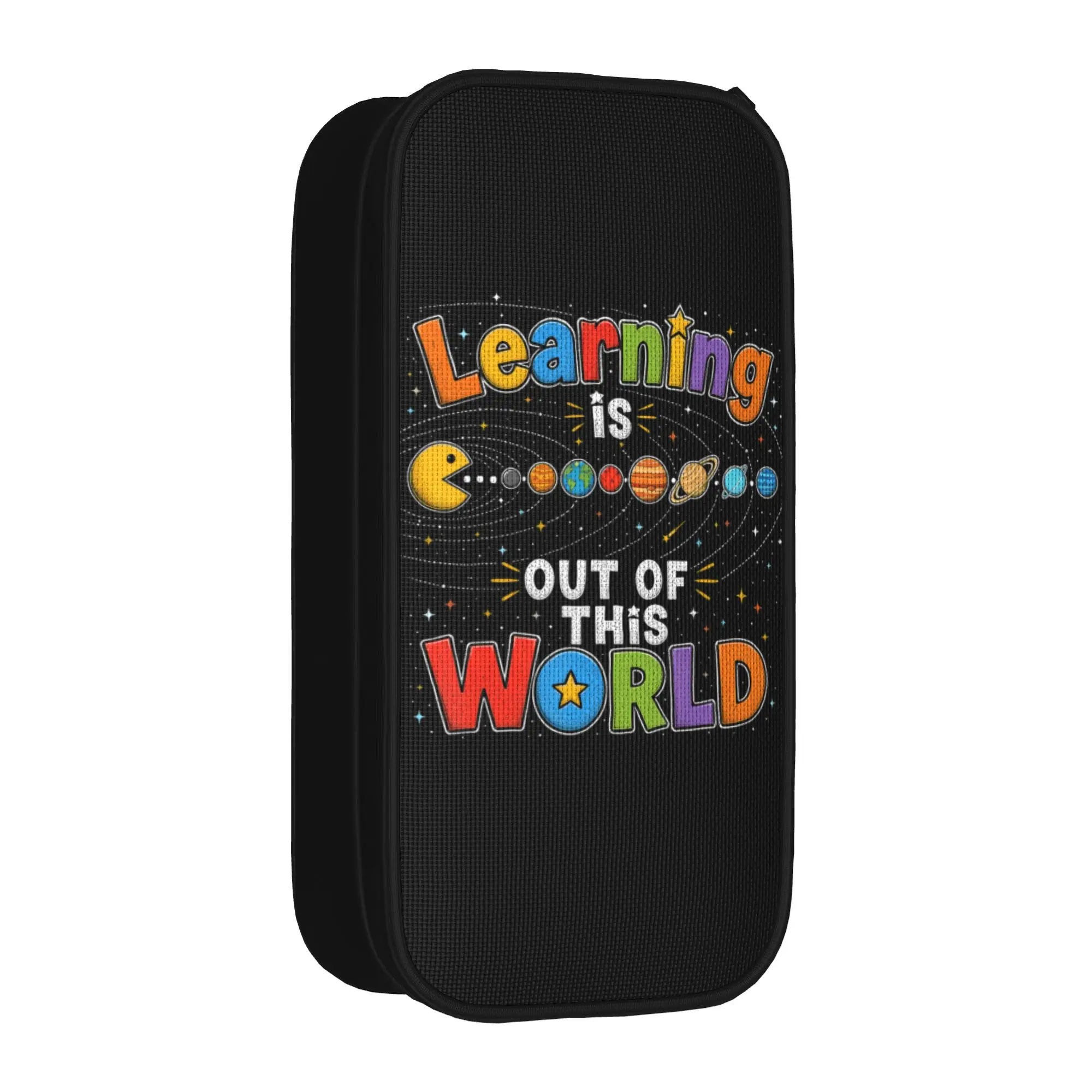 Solar System Learning Is Out Of This World Science Teacher Pencil Cases Fun  Bags Girl Boy Big Capacity Office Gifts Pencilcases