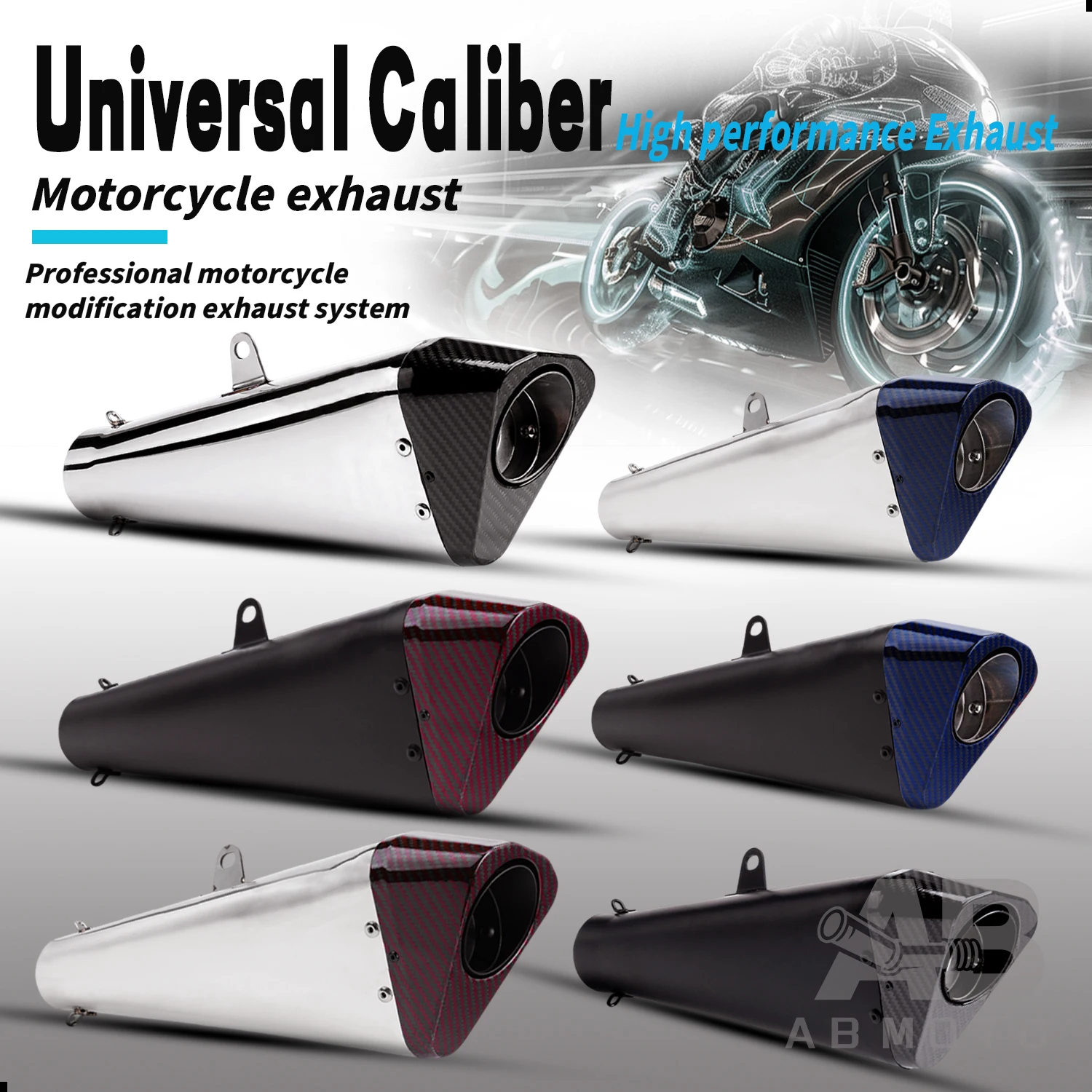 

For 60MM Universal motorcycle exhaust modification carbon fiber escape muffler for GSX1300R/GSX1000/ZX14R