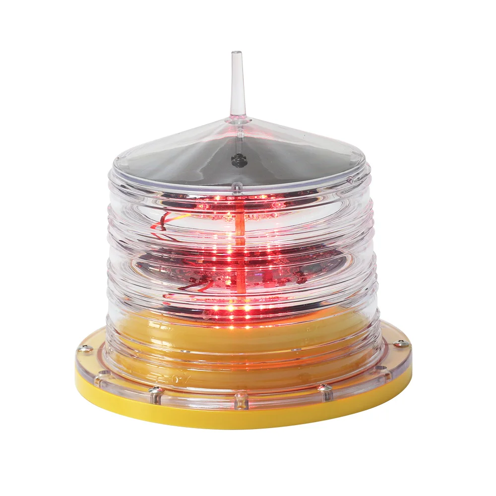 Solar powered Marine Navigation to Aids light flashing lantern for waterways