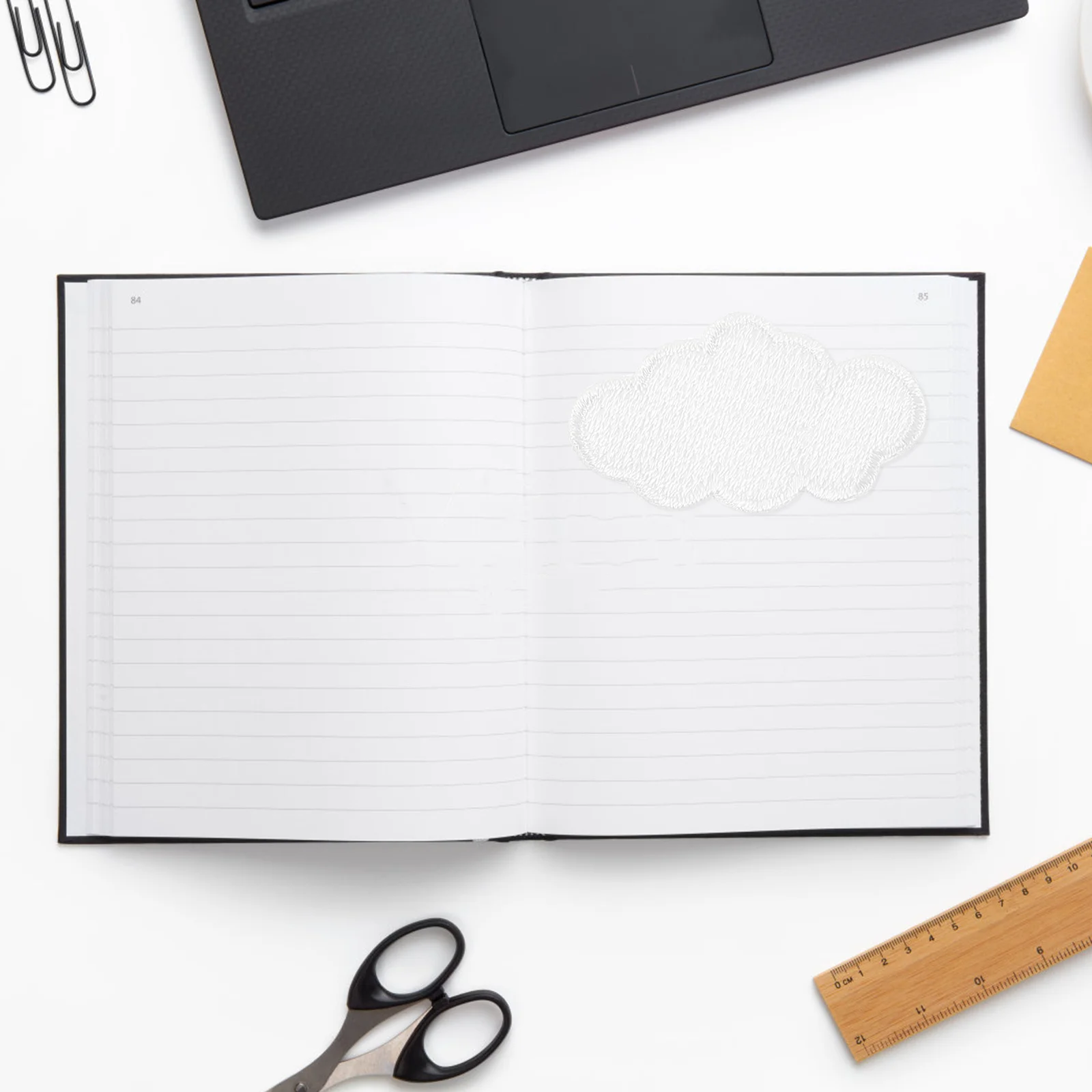 

6 pcs Cloud Shape Embroidery Appliques For Clothing Patches Diy Sewing Repair Patches Crafts Garment Accessories