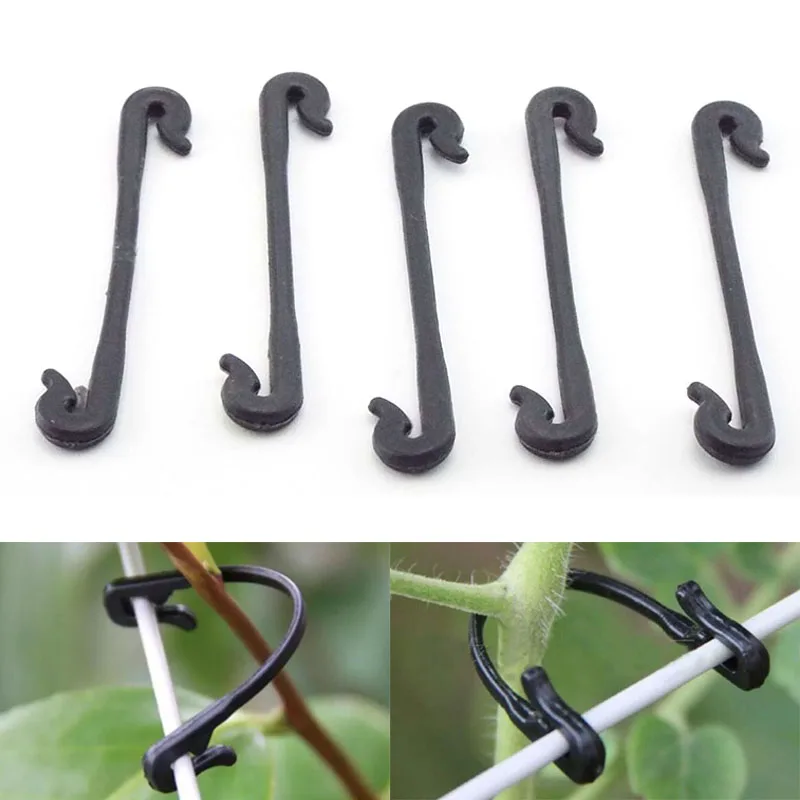 Plastic Plant Fixing Clips Tomato Support Clips Grape Rack Mesh Fasteners Gardening Agricultural Vine Bundling Line Cage