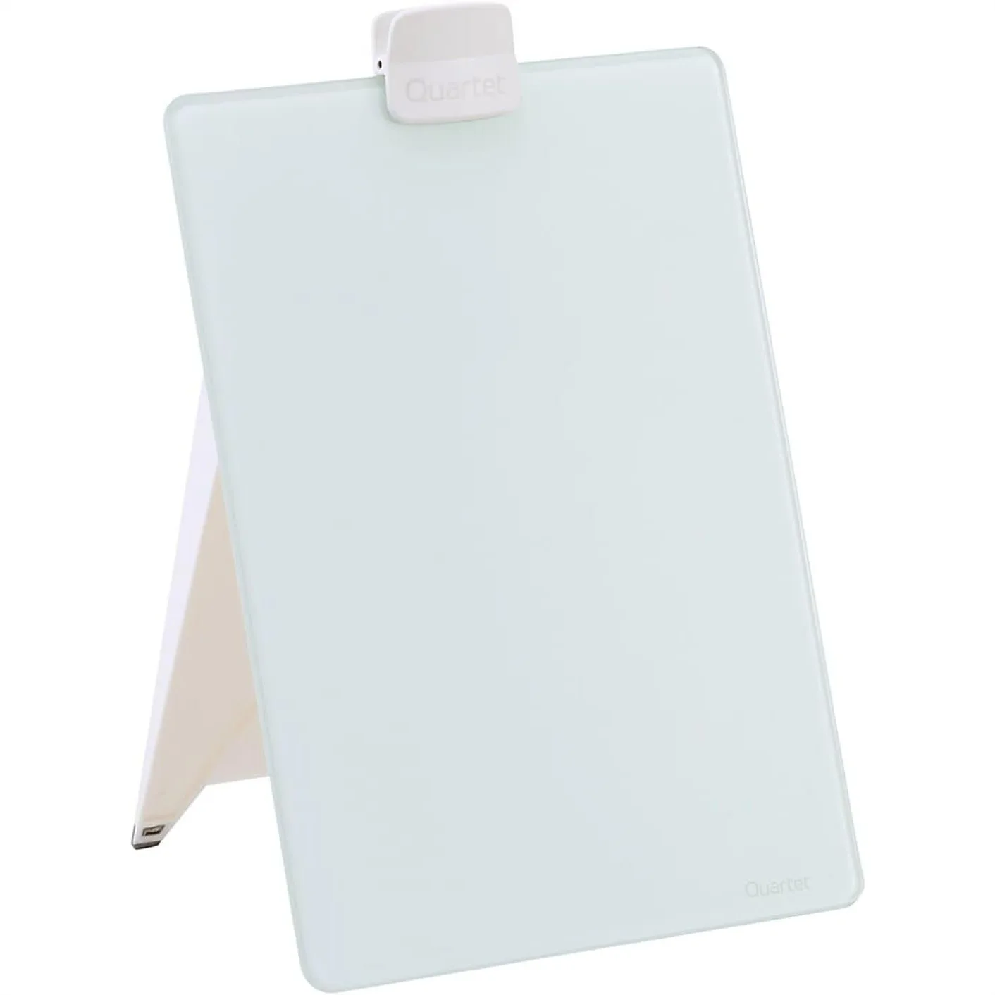 

Glass Dry Erase Board 9x11 Inch Desktop Easel with Removable Clip and Marker