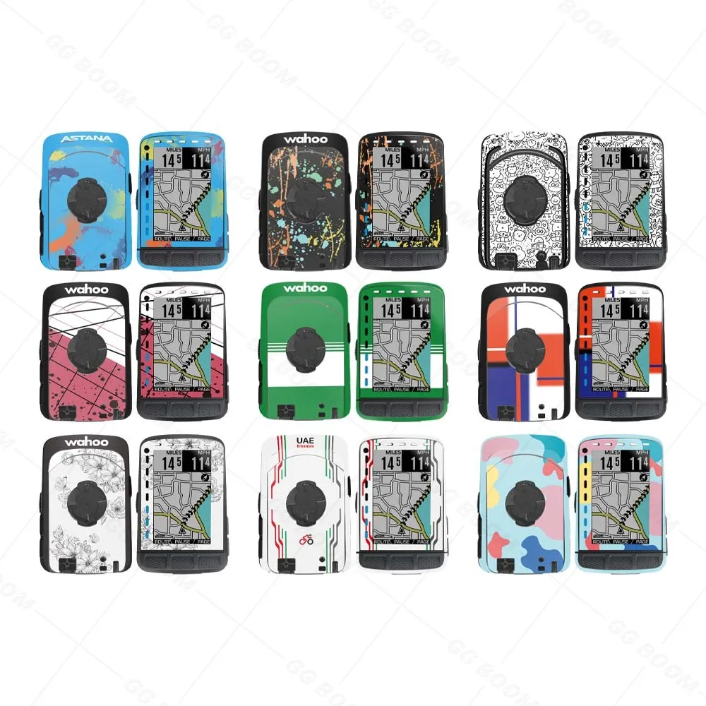 AliExpress KNIGHT STYLE For WAHOO ELEMNT ROAM V2 Sticker GPS Bike Computer Protector Shell Film Cover Creative Graffiti Personality Decal Waterproof